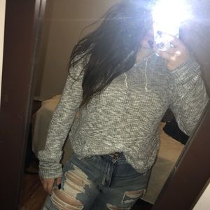 Oversized grey sweater